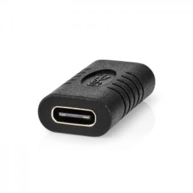 Αντάπτορας USB 3.2 Gen 2x1 Type-C θηλ. - Type-C θηλ., σε μαύρο χρώμα. 2
