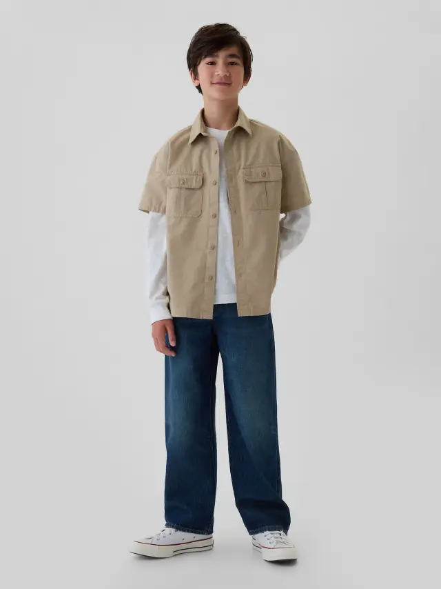 Παιδικό Baggy Jean Παντελόνι Medium wash