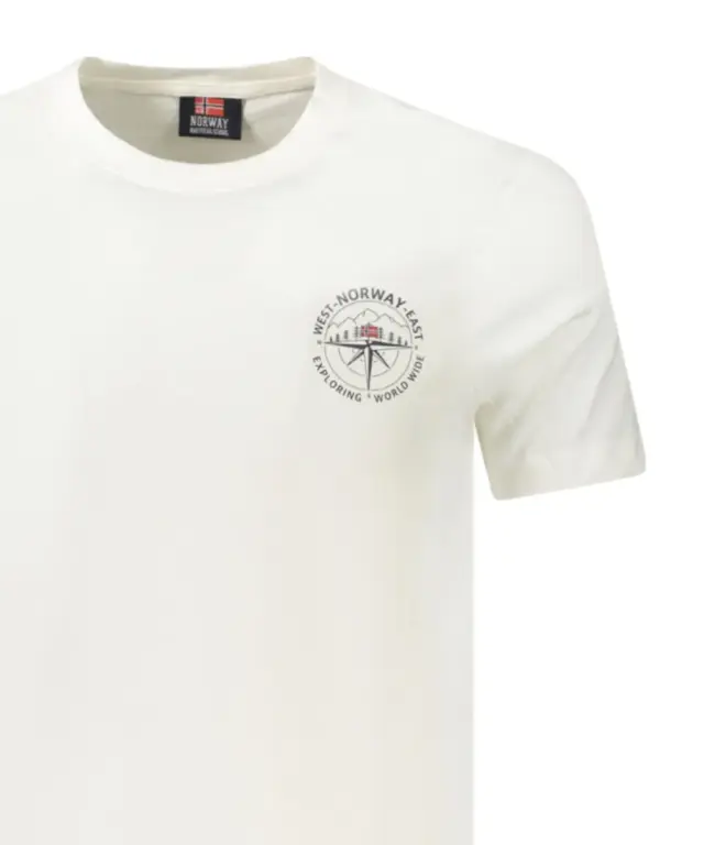 Norway Nautical School - Ανδρικό T-shirt Κοντομάνικο 856034-WHITE Λευκό 3
