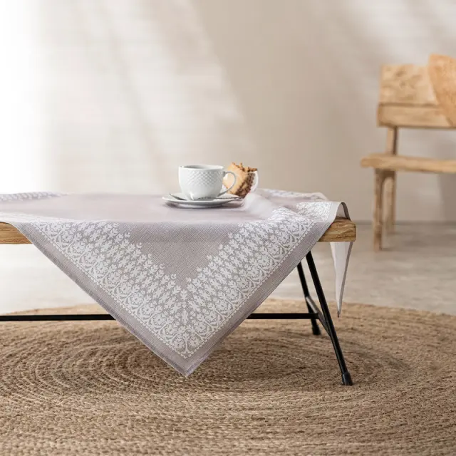 ΚΑΡΕ 85X85CM GOFIS HOME CELESTINA Μπεζ 198/ 06