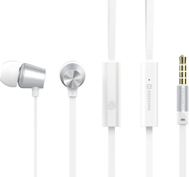 Ακουστικά Handsfree Swissten YS500 - 3.5mm - Silver / White