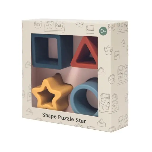 Petit Monkey – Παζλ σφηνώματα Σιλικόνης Star 0 yrs+