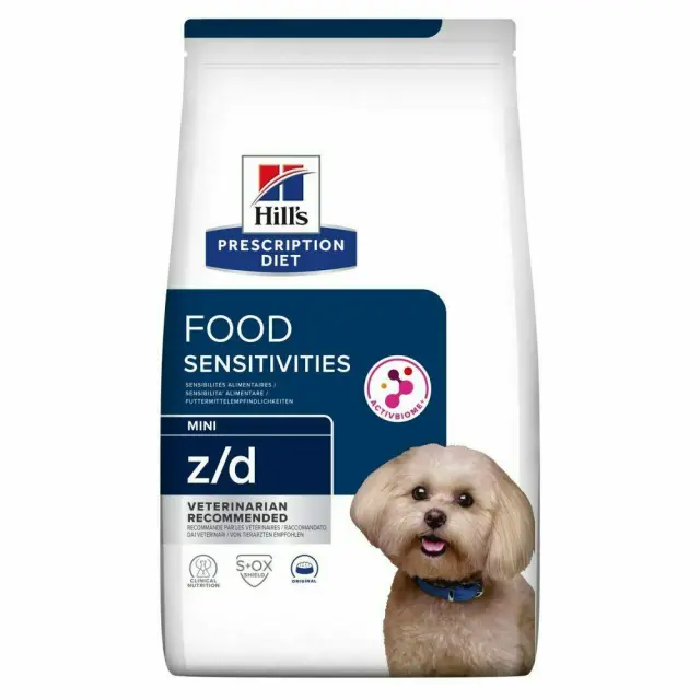 Hill s Prescription Diet z/d Food Sensitivities Mini Ξηρά Τροφή Σκύλου με Συκώτι Κοτόπουλου 1kg