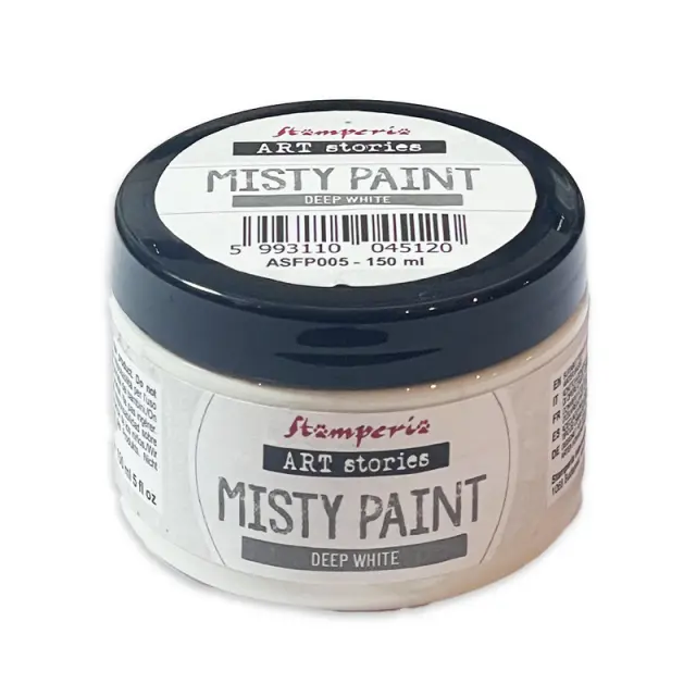 Misty Paint Stamperia 150ml, Deep White