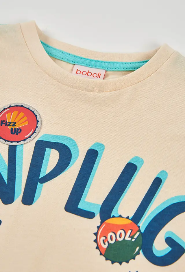 Boboli Knit t-shirt για αγόρι 523112-7442 3