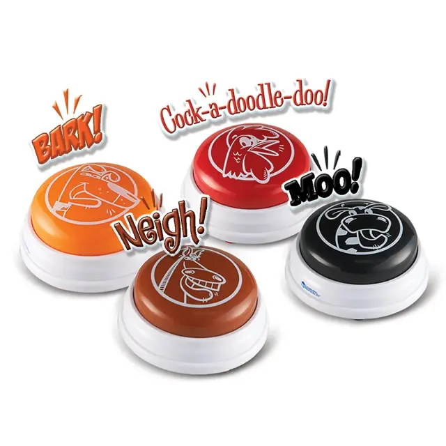 Learning Resources Buzzers Απαντήσεων Ζώα Φάρμας 4 τεμάχια LER 3775