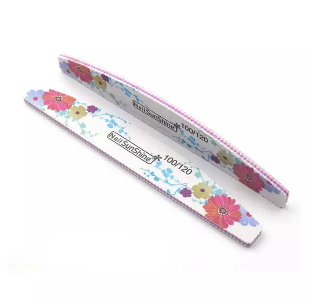Λίμες νυχιών 100/120 SunShine Flower - 25 τεμάχια OEM 2