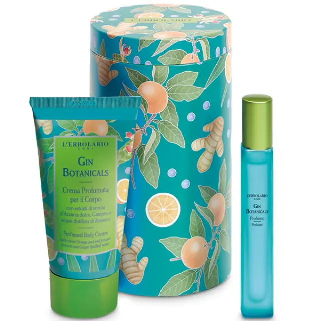 L Erbolario Beauty Box Gin Botanicals Γυναικείο Σετ με Άρωμα 10ml Κρέμα Σώματος 75ml