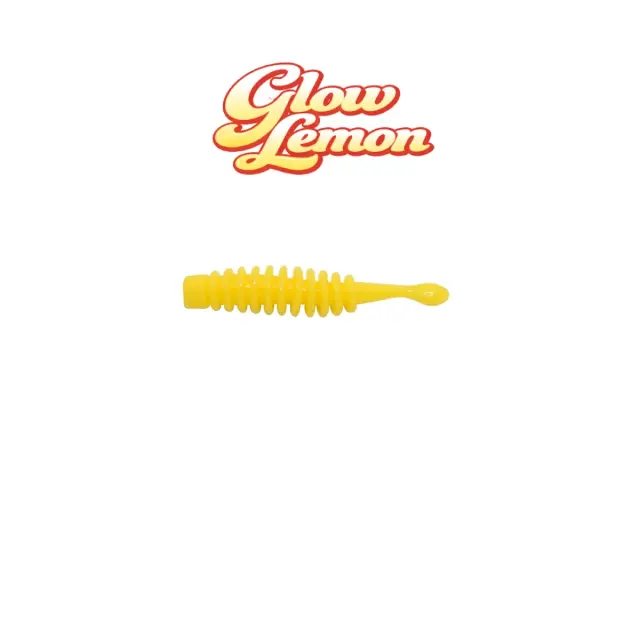 Plankton 30 mm – LRF Silicone Feed (12 τεμάχια) - Τεχνητό Δόλωμα - Glow Lemon