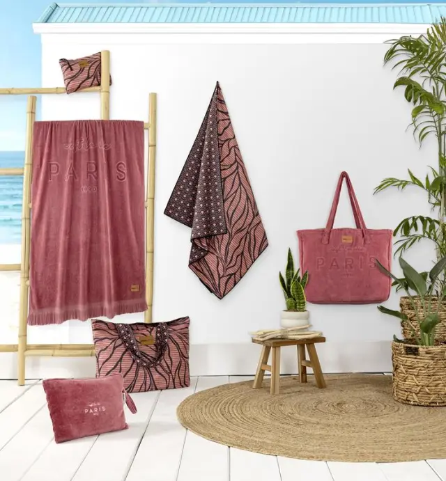 Νεσεσέρ Θαλάσσης 25x17 2 Οψεων Nima Te Quiero Pink-Black 100% Microfiber 2