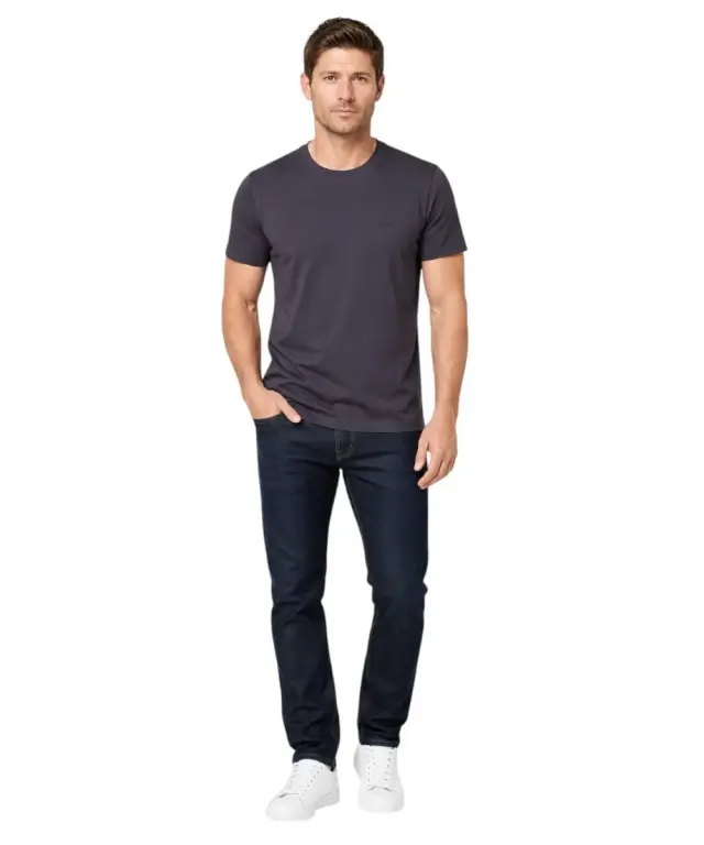 Rifle- Ανδρικό T-shirt RFT274-BLU Μπλε Σκούρο