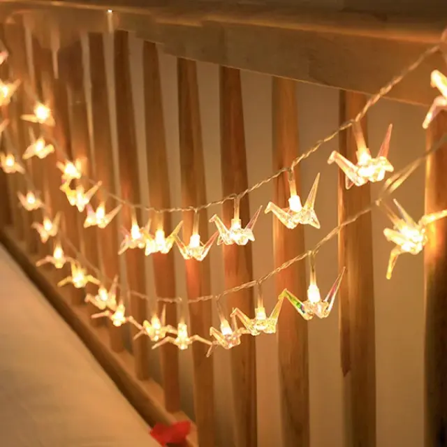 Ηλιακή γιρλάντα φωτισμού LED - Origami - 5m+1m - 20D - 152912 - Warm White 2