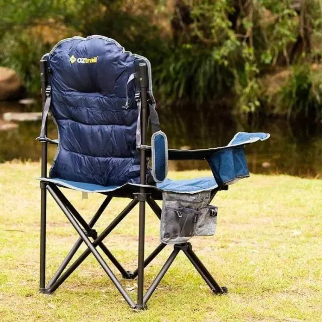 Καρέκλα Camping OZTRAIL BIG BOY Σκούρο Μπλε Ύφασμα/Μέταλλο 98x61x105cm 2