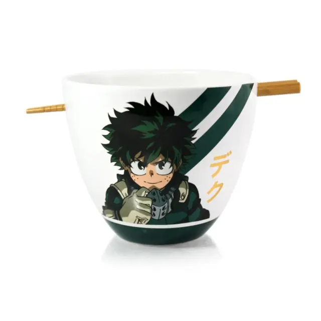Μπολ κεραμικό MY HERO ACADEMIA - Ramen Bowl with Chopstick 470ml - Izuku Midoriya MHA-BWL-29301