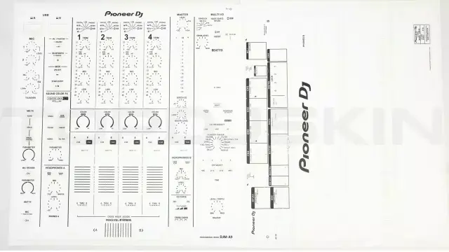 TOPDJSKIN PIONEER DJM A9 (White) 3