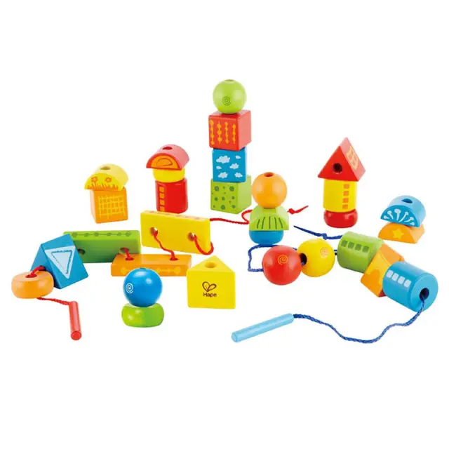Hape String-Along Shapes Κορδόνι Που Αλλάζει Σχήματα & Εικόνες Με Μία Περιστροφή - 32Τεμ. E1019