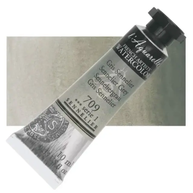 Χρώμα Ακουαρέλας Sennelier l Aquarelle Σωληνάριο 10ml - 709 Sennelier Grey