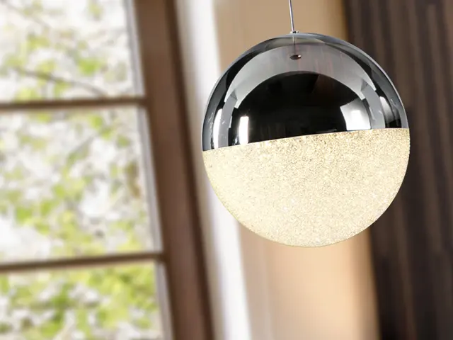 SPHERE LED LAMP Ø20 1L φωτιστικό κρεμαστό Χρώμιο 3