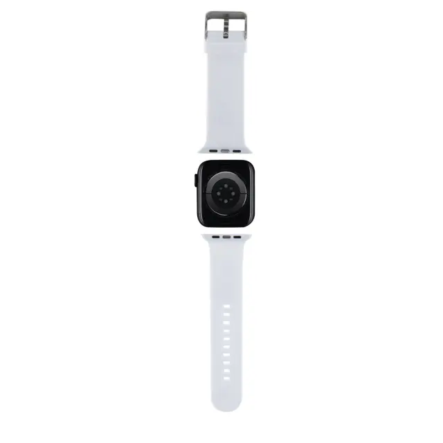 Karl Lagerfeld Karl and Choupette Head NFT Watch Strap for Apple Watch 42/44/45/46/49 White 3