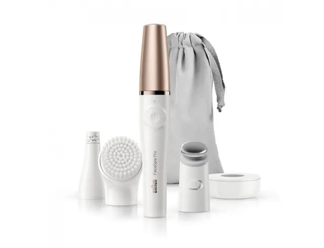 Σετ αποτρίχωσης Braun FaceSpa Pro SE911 3 σε 1 με 3 κεφαλές και θήκη μεταφοράςSE911/N