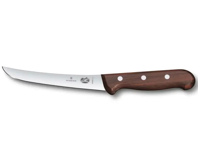 Μαχαίρι ξεκοκαλίσματος Victorinox με καμπύλη λάμα, ξύλινη λαβή και μήκος λεπίδας 15cm5.6500.15 2