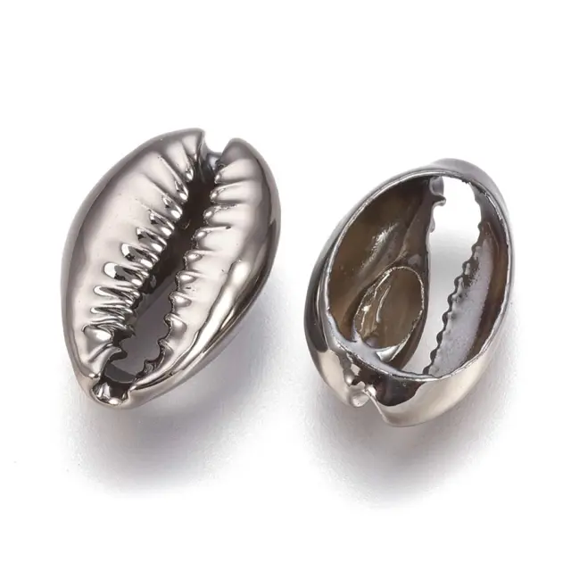 Κοχύλι Επιμεταλλωμένο (στοιχείο) Gunmetal ~15/20mm - 5τεμ