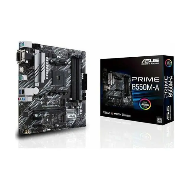 ASUS Motherboard PRIME B550M-A mATX AM4 (90MB14I0-M0EAY0)