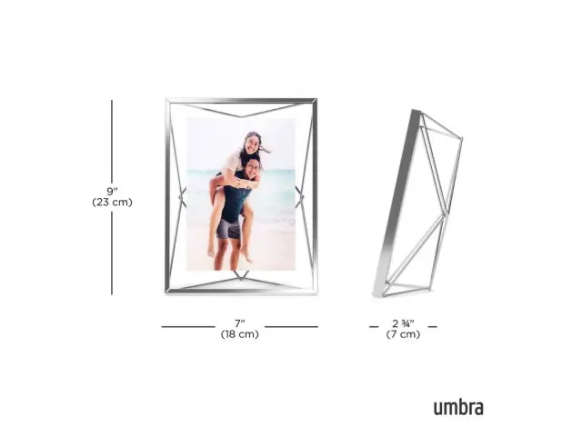 Κορνίζα Prisma Umbra με διαστάσεις 18x7x23cm και διαστάσεις φωτογραφίας 13x18cm - Χρώμιο313015-158 3