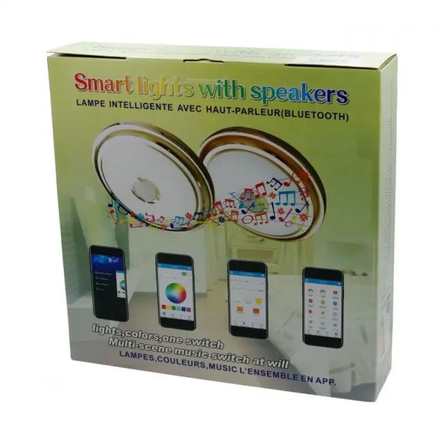 ΛΑΜΠΑ ΟΡΟΦΗΣ RGB LED & ΗΧΕΙΟ 2ΣΕ1 TY-PS-02109 3