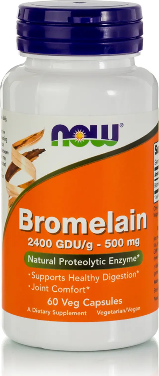 Now Foods Bromelain 500mg 60 φυτικές κάψουλες
