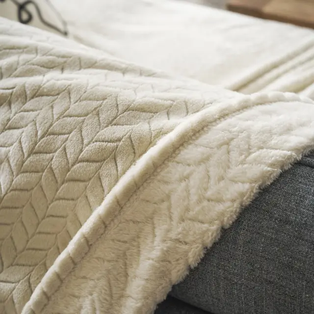Ριχτάρι Πολυθρόνας 190x190cm GOFIS HOME Julien Cotton Beige 114/05 2