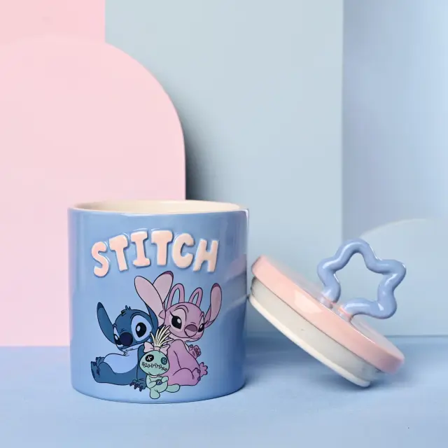 Δοχείο κεραμικό αποθήκευσης STITCH + ANGEL - Ceramic Storage Jar DI2523 2