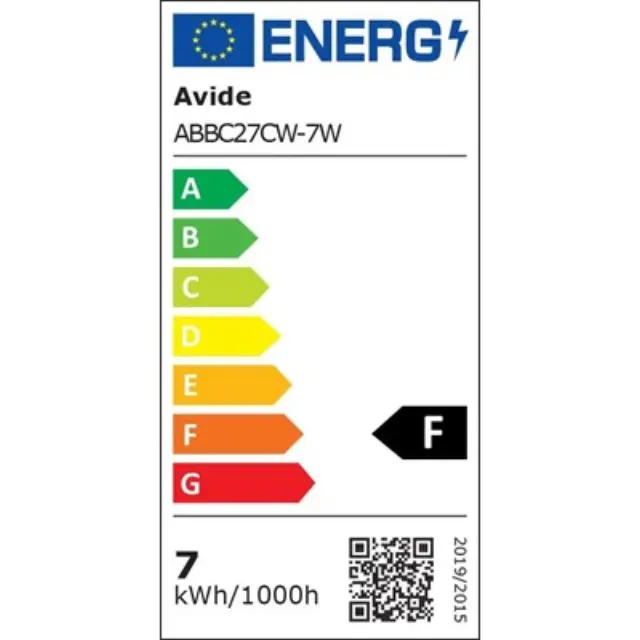 Avide Value LED Κερί E27 7W Ψυχρό 6400K 15.001.1683 2