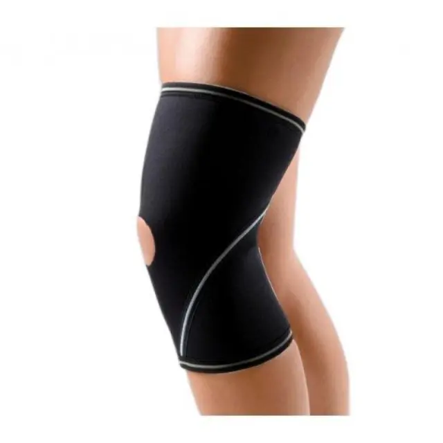 ANATOMIC LINE 5021 Επιγονατίδα με Οπή σε Μαύρο χρώμα - M