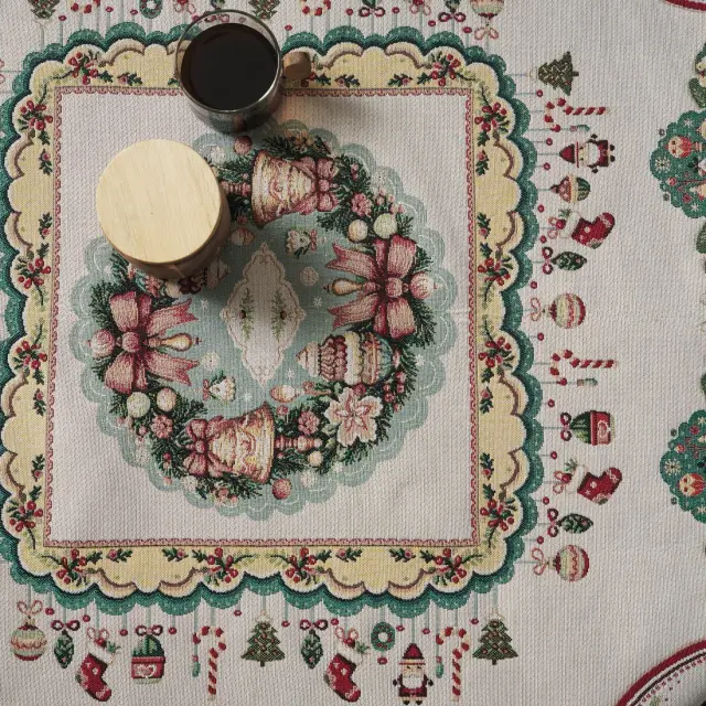Χριστουγεννιάτικο Καρέ Gofis Home Xmas 20-36-212 90x90 2