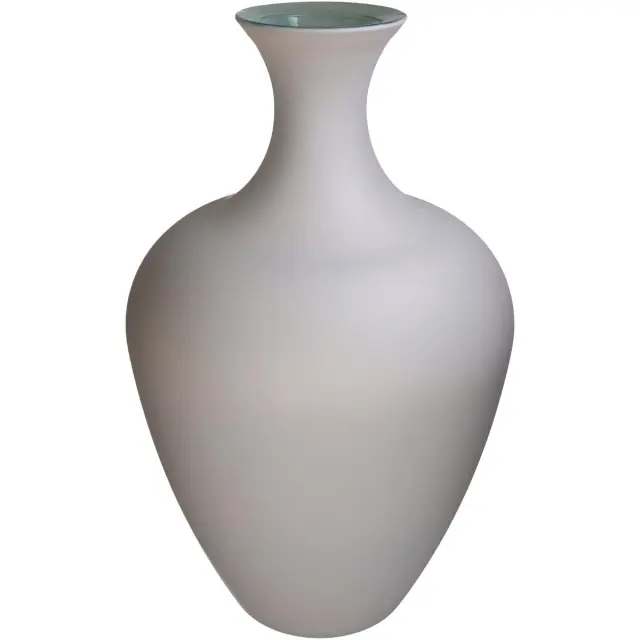 Βάζο Ιβουάρ Ανακυκλωμένο Γυαλί 40x40x65cm