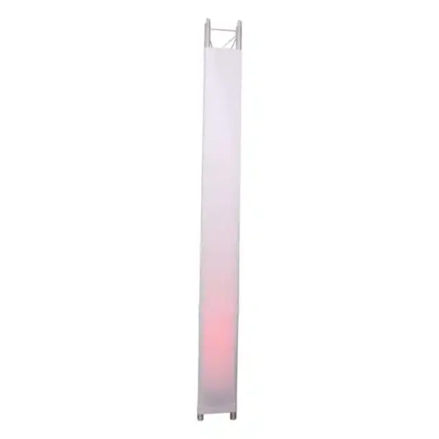 IBIZA LYCRA-TRI-2M – White lycra totem pole cover for triangular truss 2 m (15-1547) 2