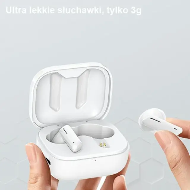 Awei T36 Earbud Bluetooth Handsfree Ακουστικά με Αντοχή στον Ιδρώτα και Θήκη Φόρτισης Λευκά 3