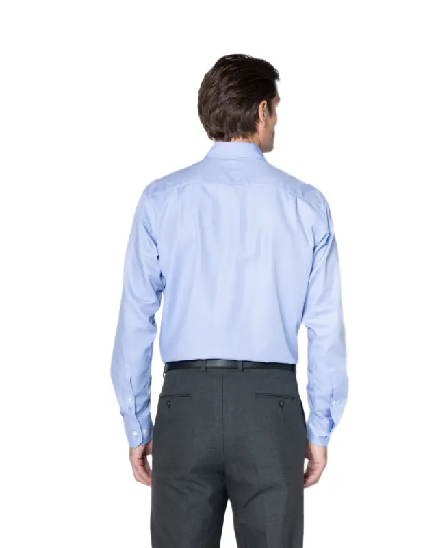 The Bostonians Dobby ανδρικό μακρυμάνικο πουκάμισο custom fit 3ANP2513-1 2