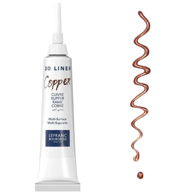 Lefranc & Bourgeois 3D Περίγραμμα, Copper - 20ml