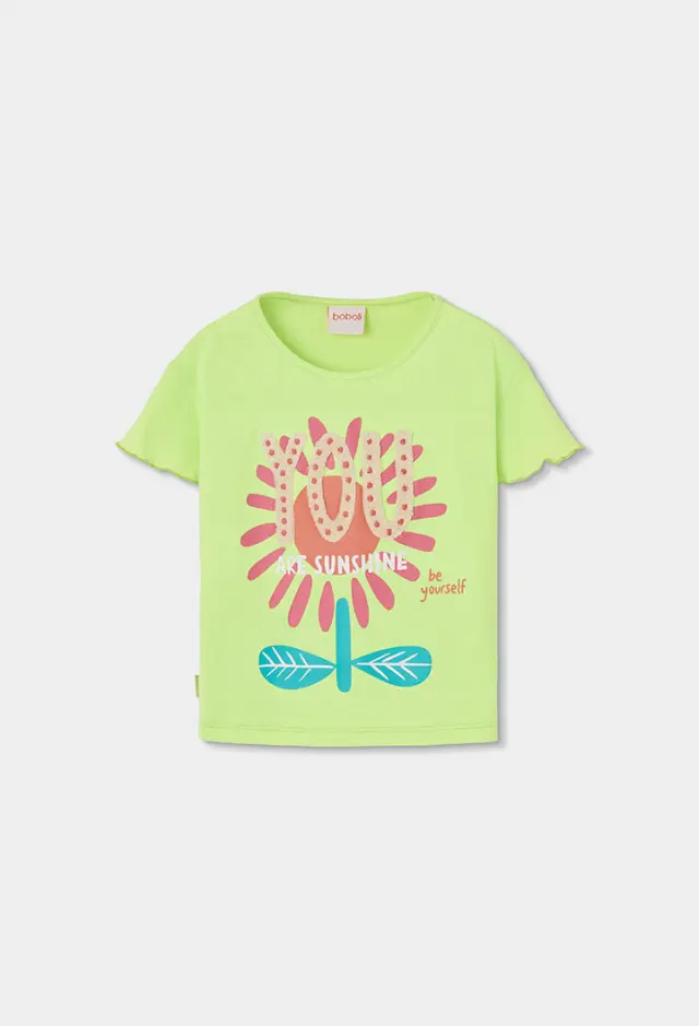 Boboli Knit t-shirt κοντομάνικο για κορίτσι 313119-4619