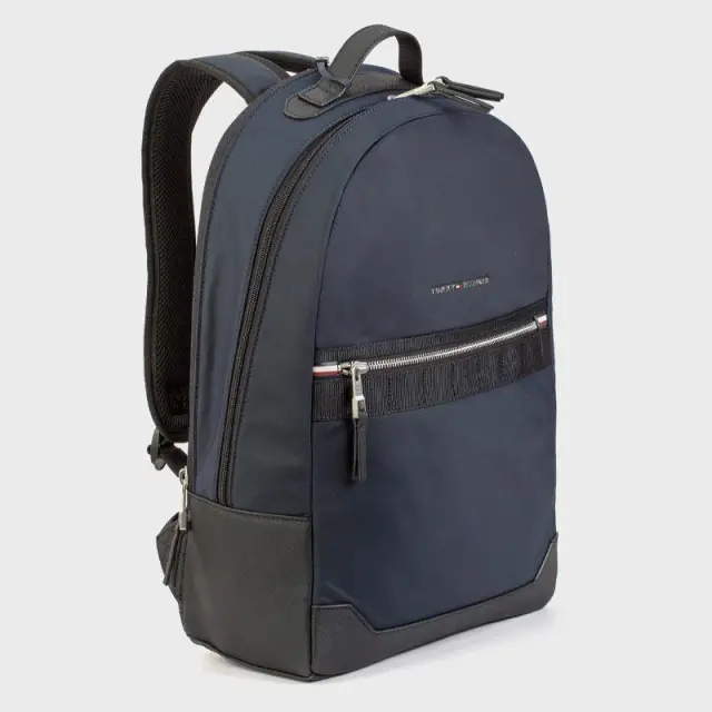 Tommy Hilfiger - Ανδρικό Σακίδιο Th Elevated Nylon Backpack AM0AM11573-DW6 Μπλε Σκούρο 2