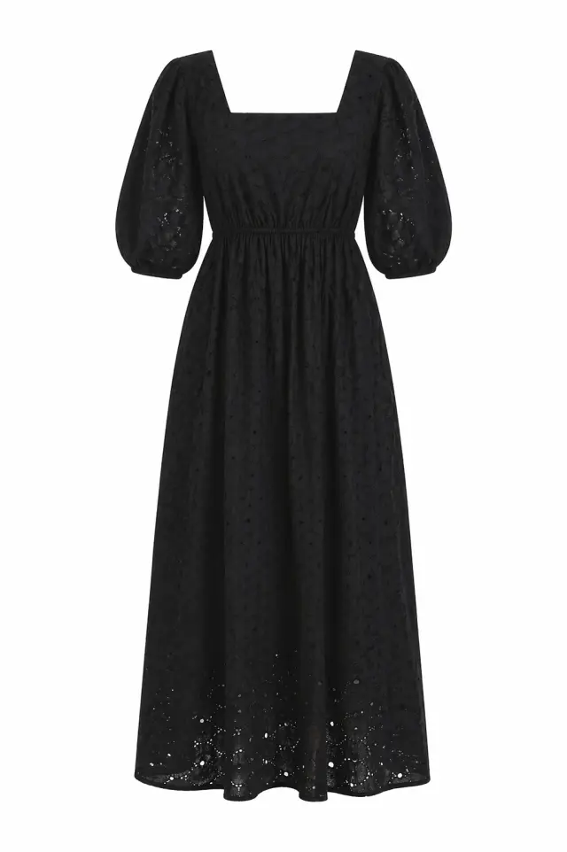 Φόρεμα Broderie με Πλάτη ELADIA DRESS - XS 3