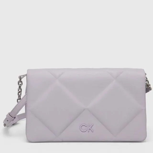 Calvin Klein - Γυναικεία Τσάντα Ck Re-Lock Quilt K60K611021-VDQ Λιλά