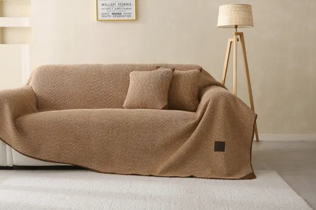 Beauty Home Ριχτάρι Διθέσιο Lamb Plus Art 8832 175x250 Άμμου