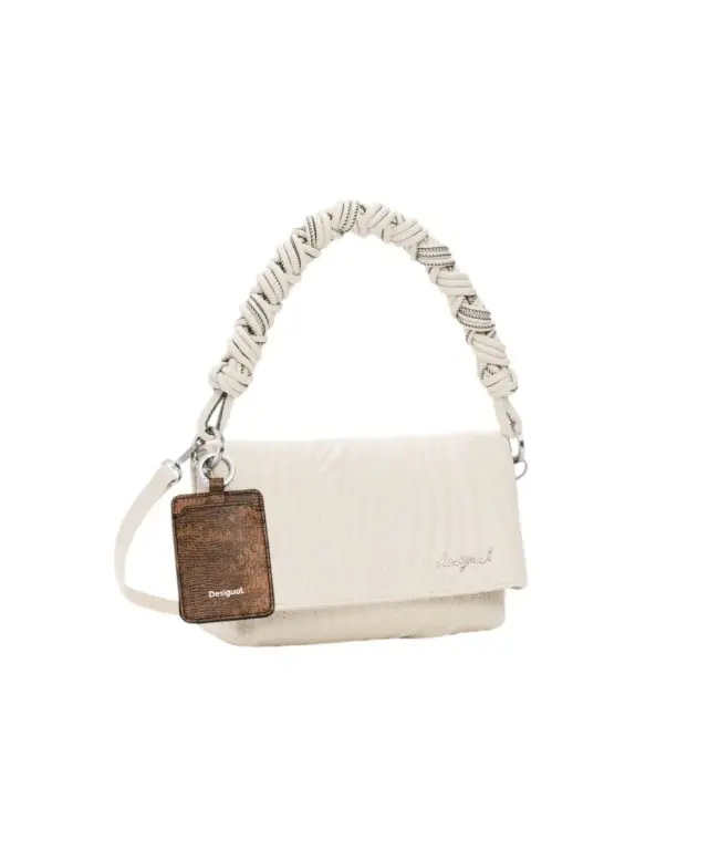 Desigual - Γυναικεία Τσάντα Ώμου Helium Trokel 26SAXPBB-1008 Εκρού 3