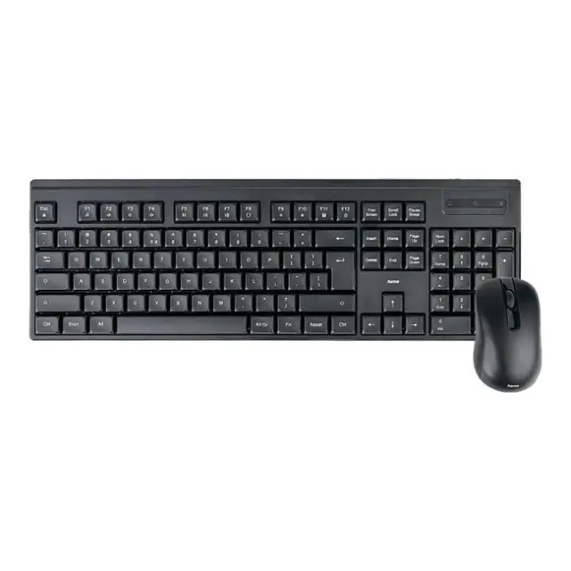 Hama Keyboard & Mouse Set CK-100/WKM-100 Black (U8173051)