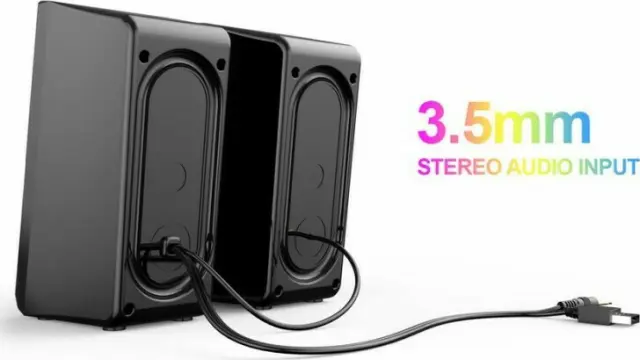 HAVIT SK202 Gaming Ηχεία 2.0 RGB(μαύρο) 3
