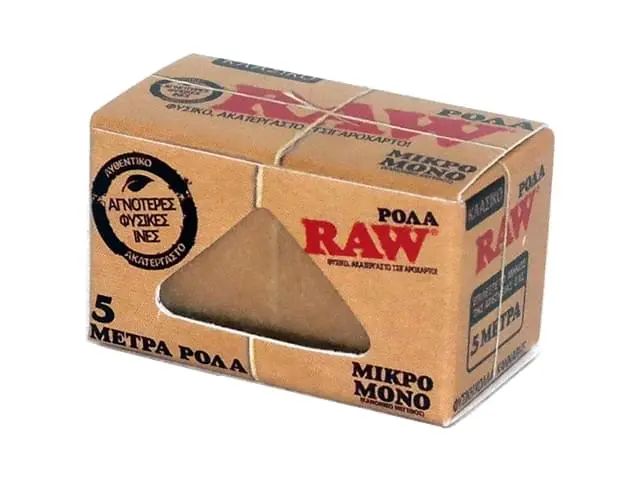 Raw ρολό μονό μικρό κλασικό 5 μέτρα