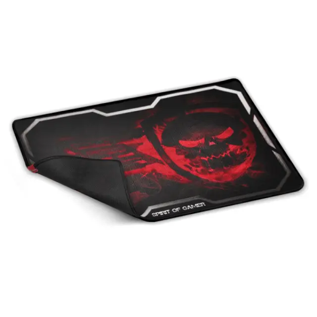Spirit Of Gamer Mouse Pad - Smokey Skull Size XL Red